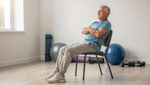 Grasso addominale dopo i 60: questi 4 esercizi sulla sedia battono i crunch secondo i medici sportivi